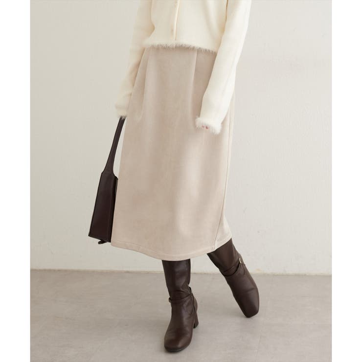 【natural couture】セミタイトミディ丈スカート | NICE CLAUP / OLIVE des OLIVE　OUTLET | 詳細画像2 