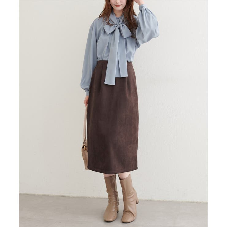 【natural couture】セミタイトミディ丈スカート | NICE CLAUP / OLIVE des OLIVE　OUTLET | 詳細画像12 