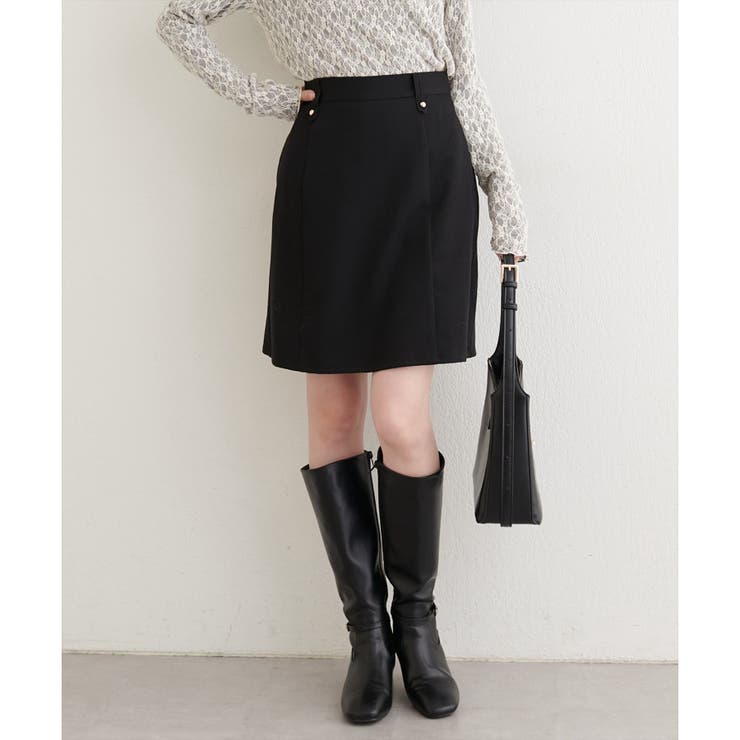 【natural couture】台形キュロットスカート | NICE CLAUP / OLIVE des OLIVE　OUTLET | 詳細画像15 