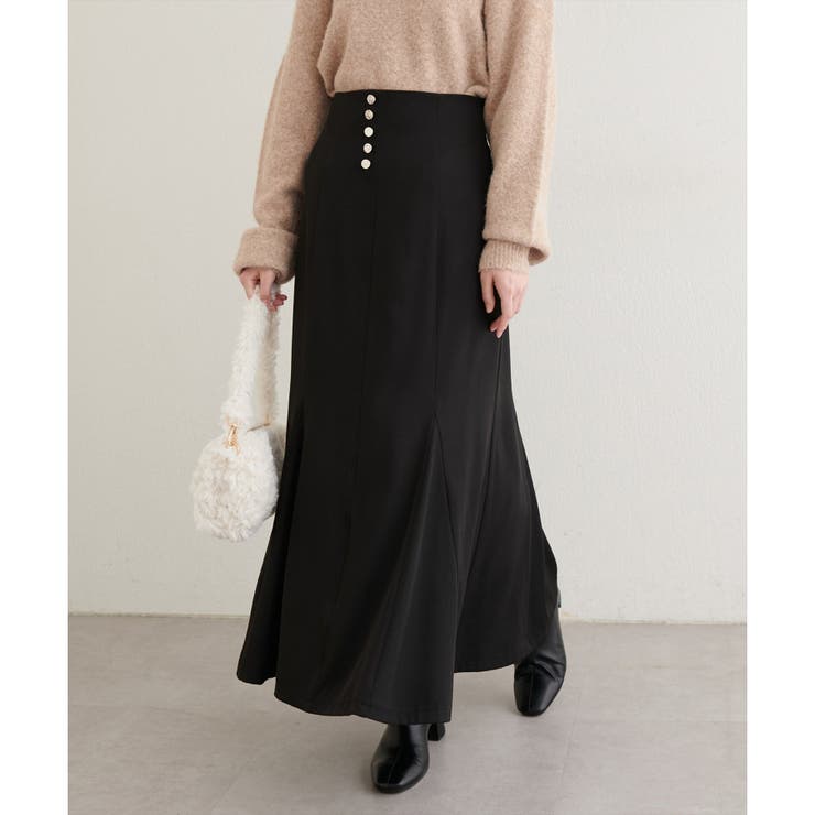 【natural couture】フロント釦マーメイドスカート | NICE CLAUP / OLIVE des OLIVE　OUTLET | 詳細画像23 