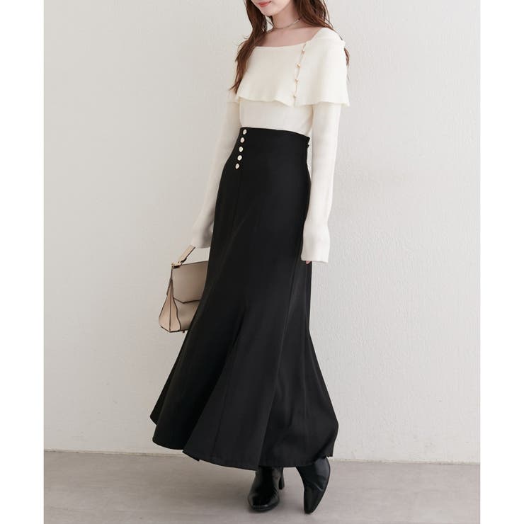 【natural couture】フロント釦マーメイドスカート | NICE CLAUP / OLIVE des OLIVE　OUTLET | 詳細画像11 