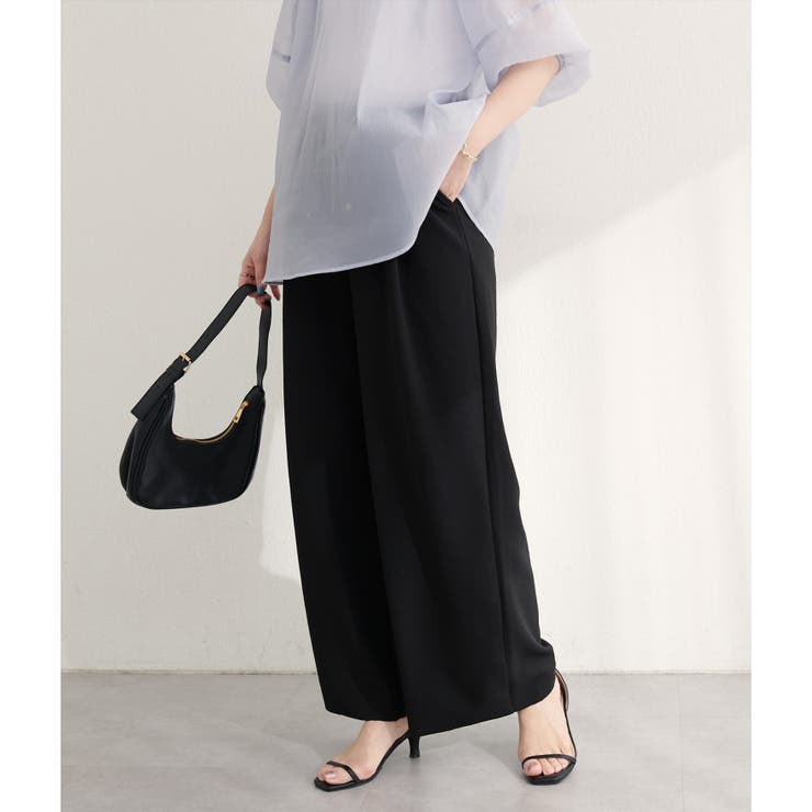 【natural couture】セルフカットストレッチイージーパンツ | NICE CLAUP / OLIVE des OLIVE　OUTLET | 詳細画像7 