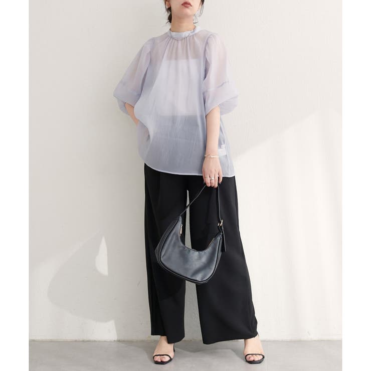 【natural couture】セルフカットストレッチイージーパンツ | NICE CLAUP / OLIVE des OLIVE　OUTLET | 詳細画像8 