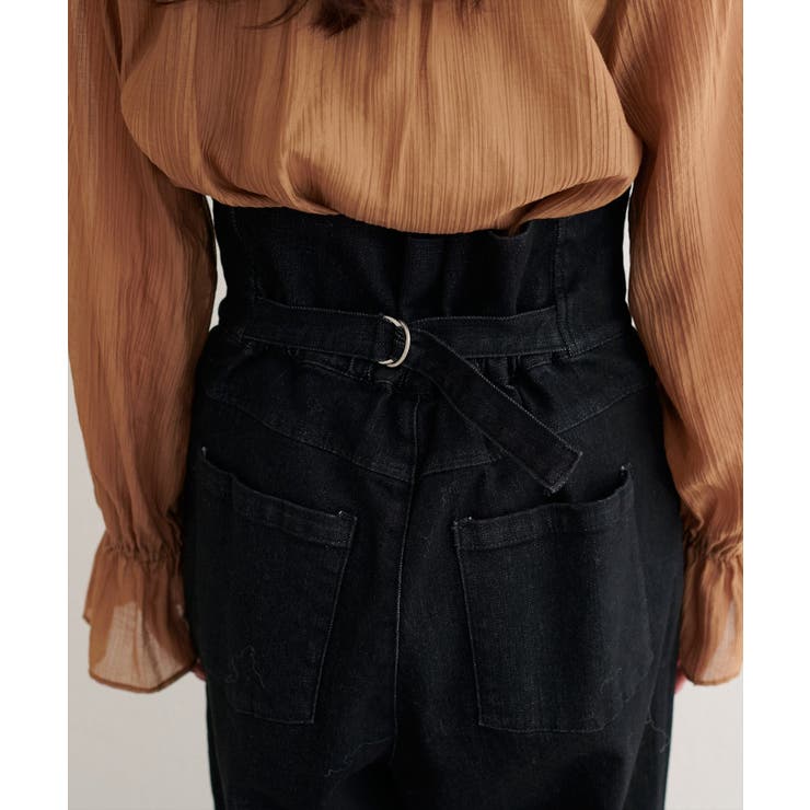 【natural couture】折り返しベルトデニムパンツ | NICE CLAUP / OLIVE des OLIVE　OUTLET | 詳細画像20 