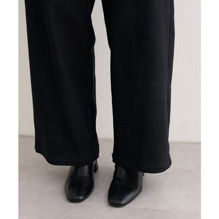 【natural couture】折り返しベルトデニムパンツ | NICE CLAUP / OLIVE des OLIVE　OUTLET | 詳細画像23 