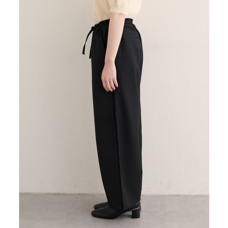 【natural couture】サイドラインイージーパンツ | NICE CLAUP / OLIVE des OLIVE　OUTLET | 詳細画像7 