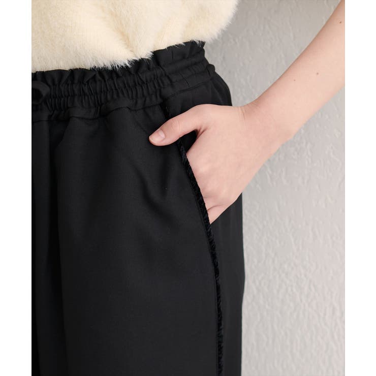 【natural couture】サイドラインイージーパンツ | NICE CLAUP / OLIVE des OLIVE　OUTLET | 詳細画像12 