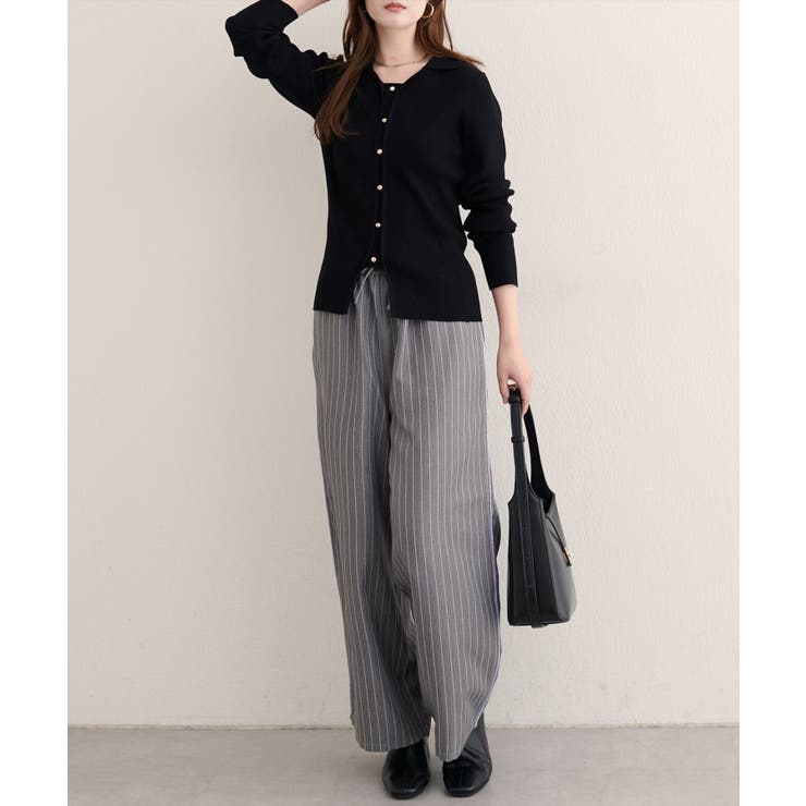 【natural couture】サイドラインイージーパンツ | NICE CLAUP / OLIVE des OLIVE　OUTLET | 詳細画像26 