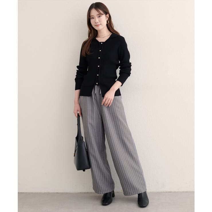 【natural couture】サイドラインイージーパンツ | NICE CLAUP / OLIVE des OLIVE　OUTLET | 詳細画像27 