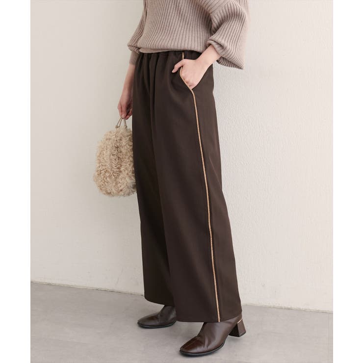 【natural couture】サイドラインイージーパンツ | NICE CLAUP / OLIVE des OLIVE　OUTLET | 詳細画像28 