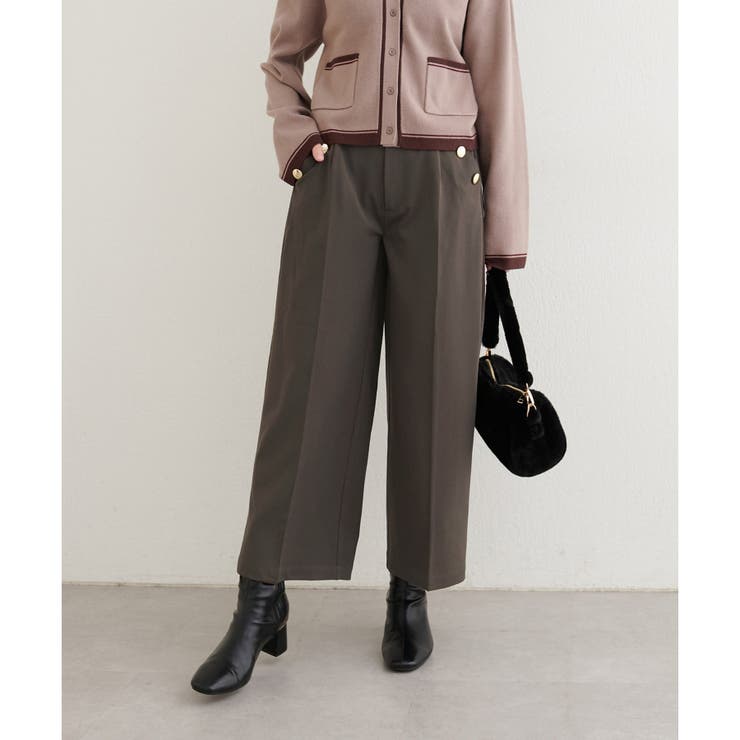 【natural couture】サイドボタンパンツ | NICE CLAUP / OLIVE des OLIVE　OUTLET | 詳細画像22 