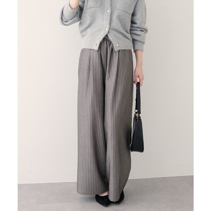 【natural couture】イージーウエストワイドパンツ | NICE CLAUP / OLIVE des OLIVE　OUTLET | 詳細画像5 