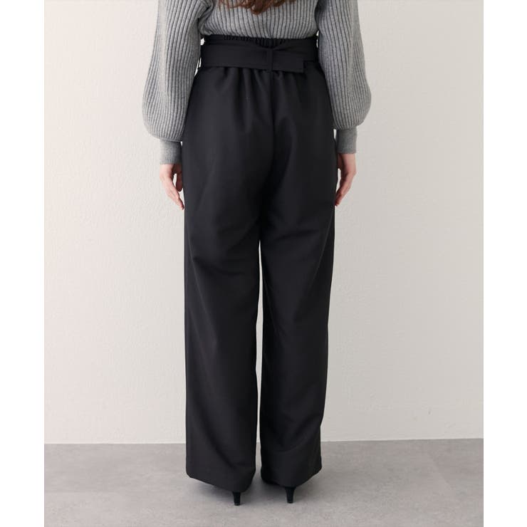 【natural couture】バックルベルト付きタックパンツ | NICE CLAUP / OLIVE des OLIVE　OUTLET | 詳細画像7 