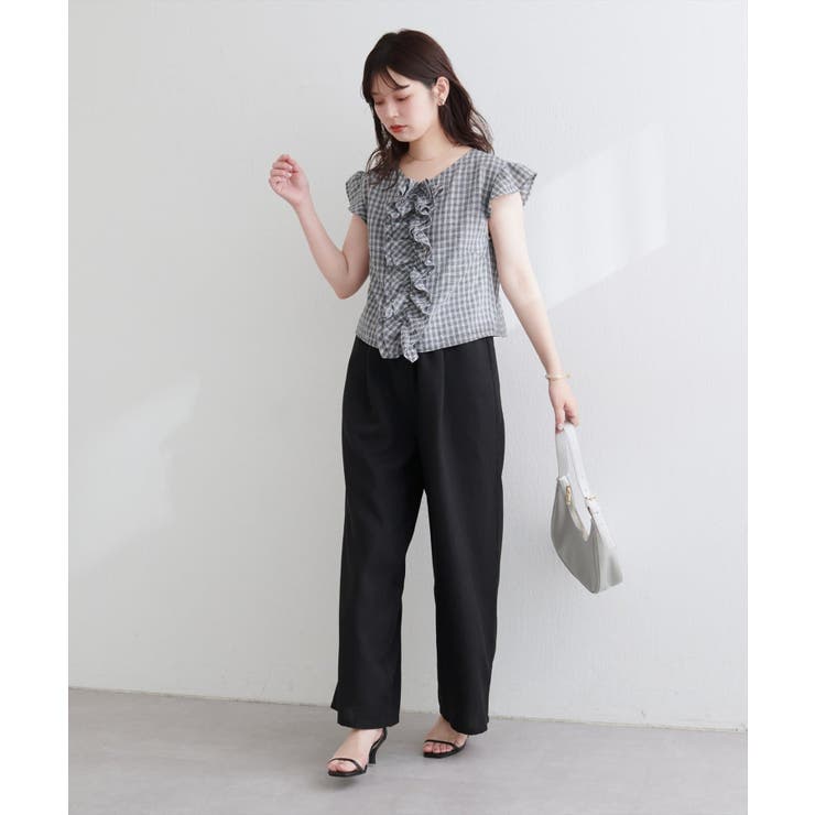 【natural couture】フロントフリルブラウス | NICE CLAUP / OLIVE des OLIVE　OUTLET | 詳細画像19 