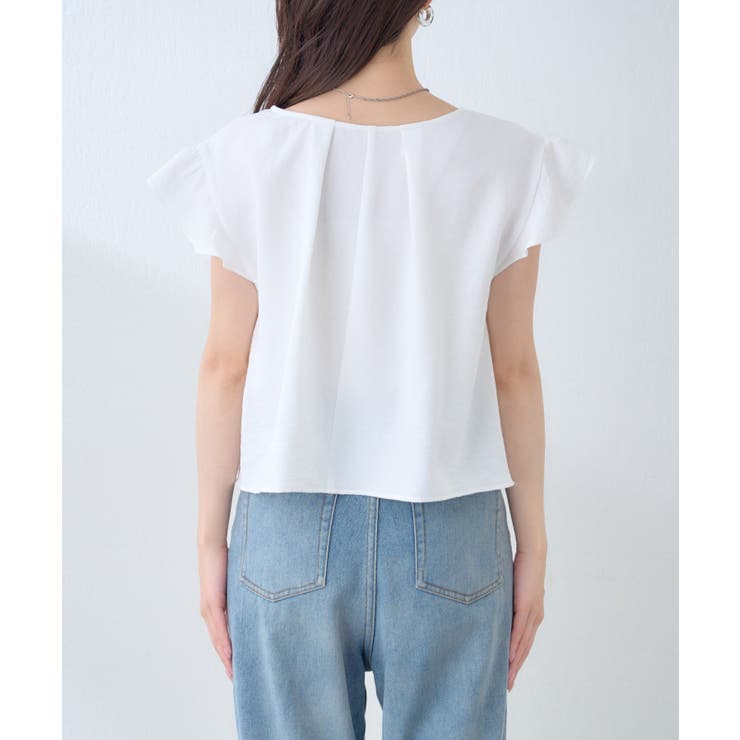 【natural couture】フロントフリルブラウス | NICE CLAUP / OLIVE des OLIVE　OUTLET | 詳細画像23 