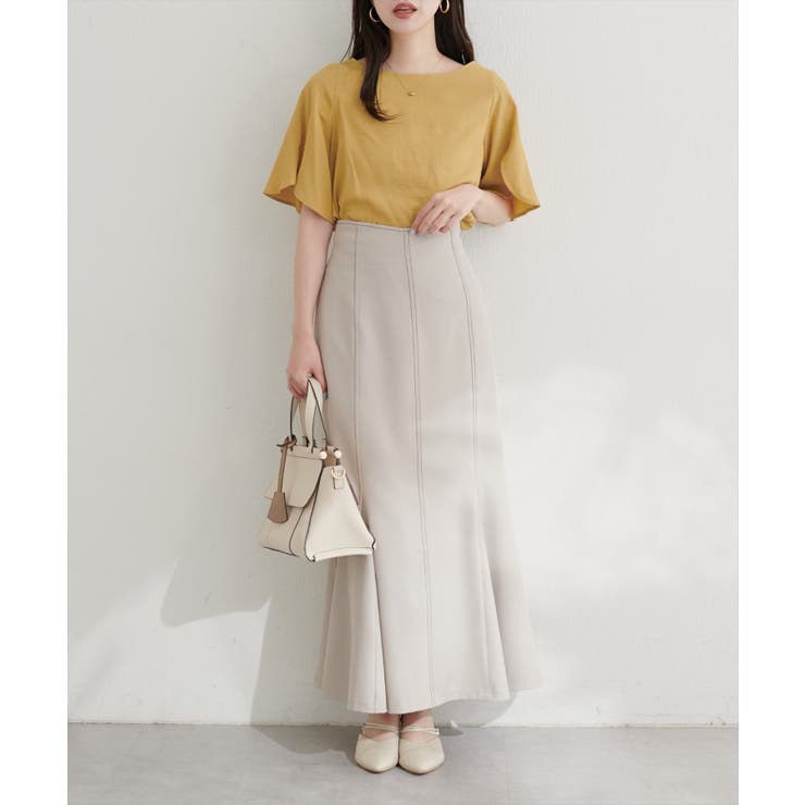 【natural couture】	【WEB限定】ハチワレスリーブ麻調ブラウス | NICE CLAUP / OLIVE des OLIVE　OUTLET | 詳細画像24 