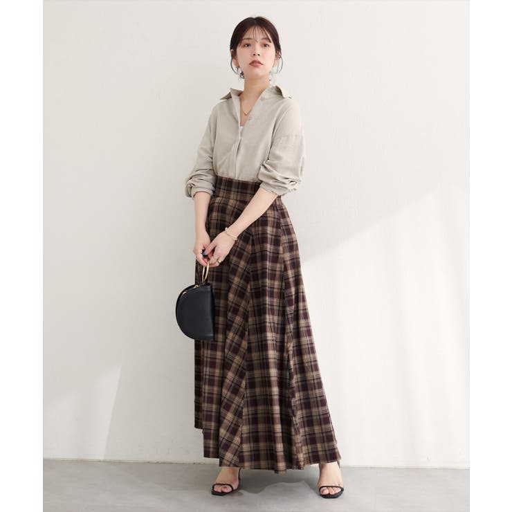 【natural couture】ピーチスキンオーバーサイズシャツ | NICE CLAUP / OLIVE des OLIVE　OUTLET | 詳細画像12 