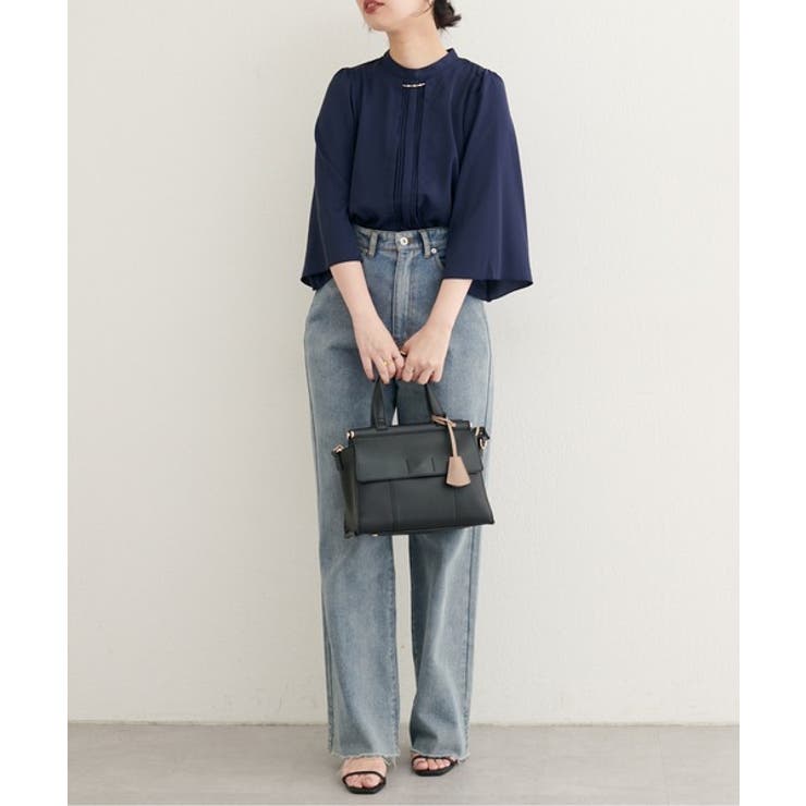 【natural couture】メタルチャーム付き7分袖フレア袖ブラウス | NICE CLAUP / OLIVE des OLIVE　OUTLET | 詳細画像13 