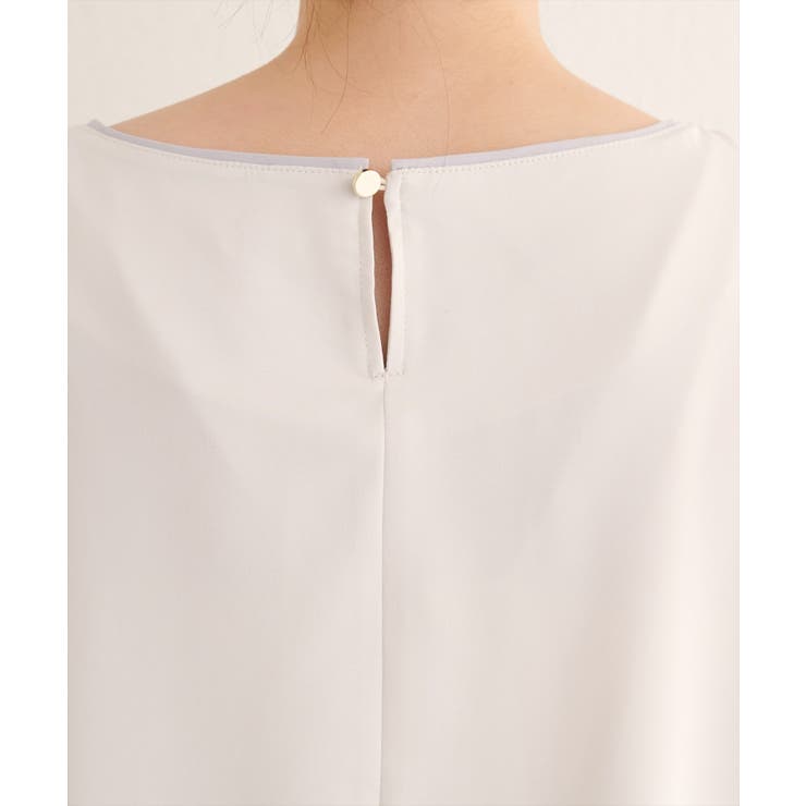 【natural couture】アシメパイピングボウタイブラウス | NICE CLAUP / OLIVE des OLIVE　OUTLET | 詳細画像6 