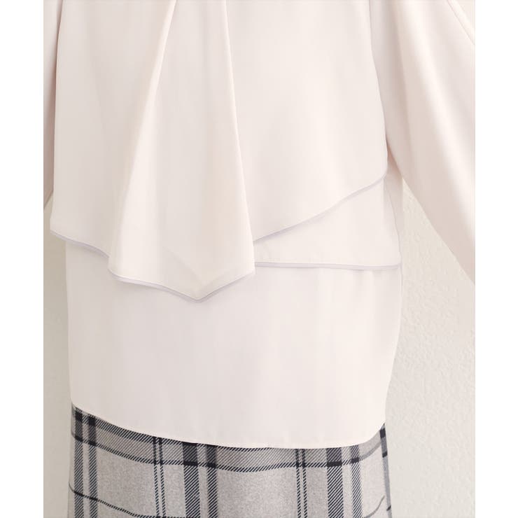 【natural couture】アシメパイピングボウタイブラウス | NICE CLAUP / OLIVE des OLIVE　OUTLET | 詳細画像8 