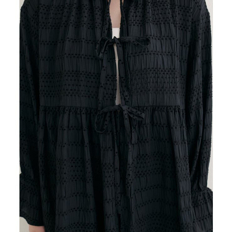 【natural couture】モールボーダーペプラムブラウス | NICE CLAUP / OLIVE des OLIVE　OUTLET | 詳細画像15 