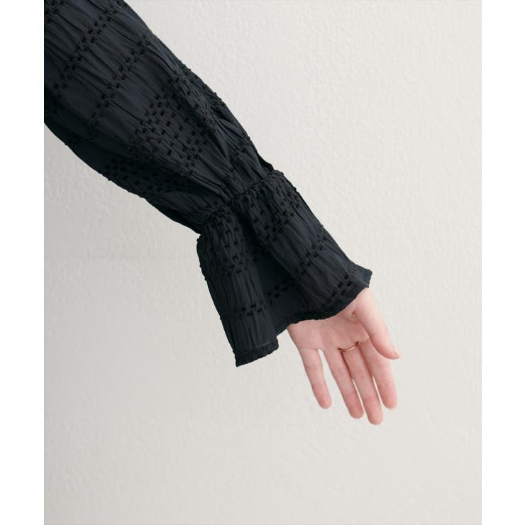 【natural couture】モールボーダーペプラムブラウス | NICE CLAUP / OLIVE des OLIVE　OUTLET | 詳細画像16 