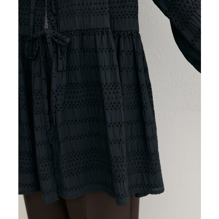 【natural couture】モールボーダーペプラムブラウス | NICE CLAUP / OLIVE des OLIVE　OUTLET | 詳細画像17 