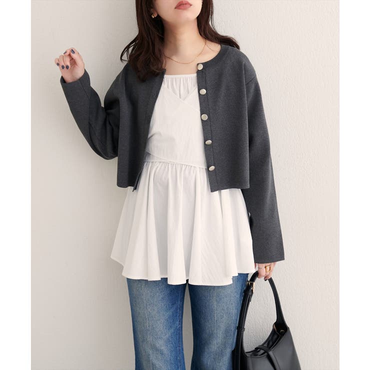 マルチWAYカシュクールリボンブラウス | NICE CLAUP / OLIVE des OLIVE　OUTLET | 詳細画像1 