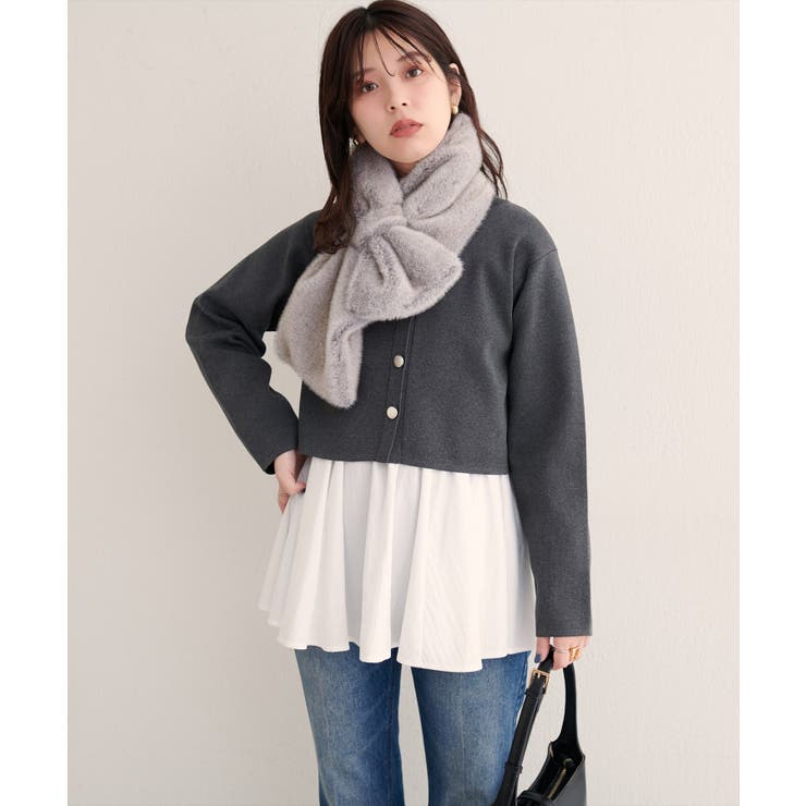 マルチWAYカシュクールリボンブラウス | NICE CLAUP / OLIVE des OLIVE　OUTLET | 詳細画像5 