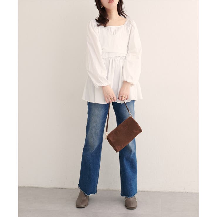 マルチWAYカシュクールリボンブラウス | NICE CLAUP / OLIVE des OLIVE　OUTLET | 詳細画像12 