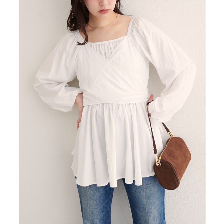 マルチWAYカシュクールリボンブラウス | NICE CLAUP / OLIVE des OLIVE　OUTLET | 詳細画像13 