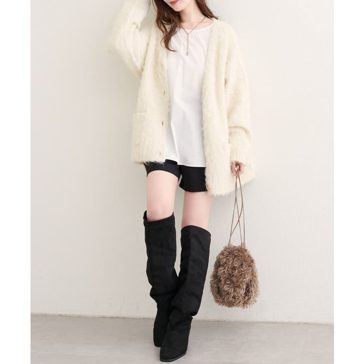 【natural couture】フレアヘムブラウス | NICE CLAUP / OLIVE des OLIVE　OUTLET | 詳細画像7 