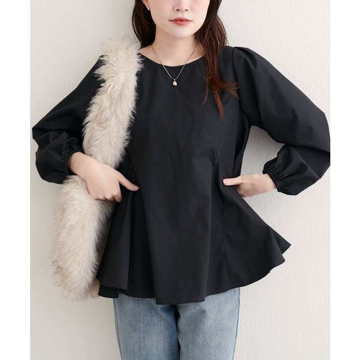 【natural couture】フレアヘムブラウス | NICE CLAUP / OLIVE des OLIVE　OUTLET | 詳細画像15 