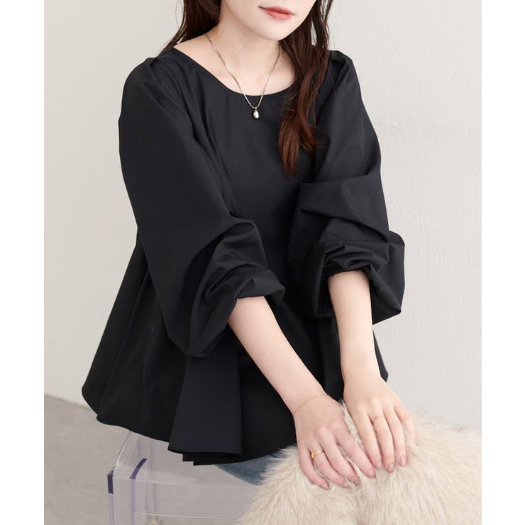 【natural couture】フレアヘムブラウス | NICE CLAUP / OLIVE des OLIVE　OUTLET | 詳細画像18 