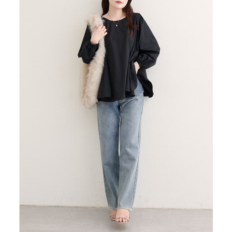 【natural couture】フレアヘムブラウス | NICE CLAUP / OLIVE des OLIVE　OUTLET | 詳細画像19 