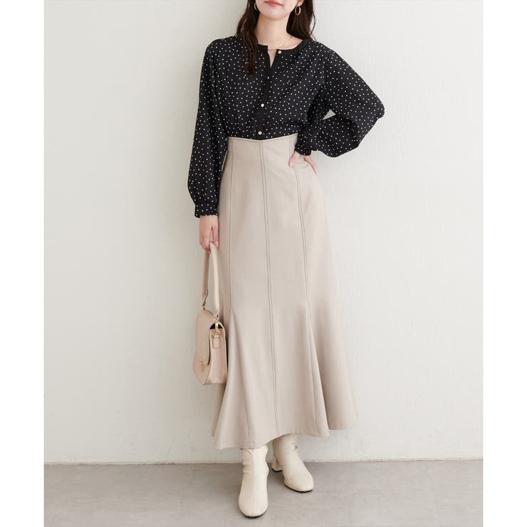 【natural couture】タックヘム羽織ブラウス | NICE CLAUP / OLIVE des OLIVE　OUTLET | 詳細画像13 