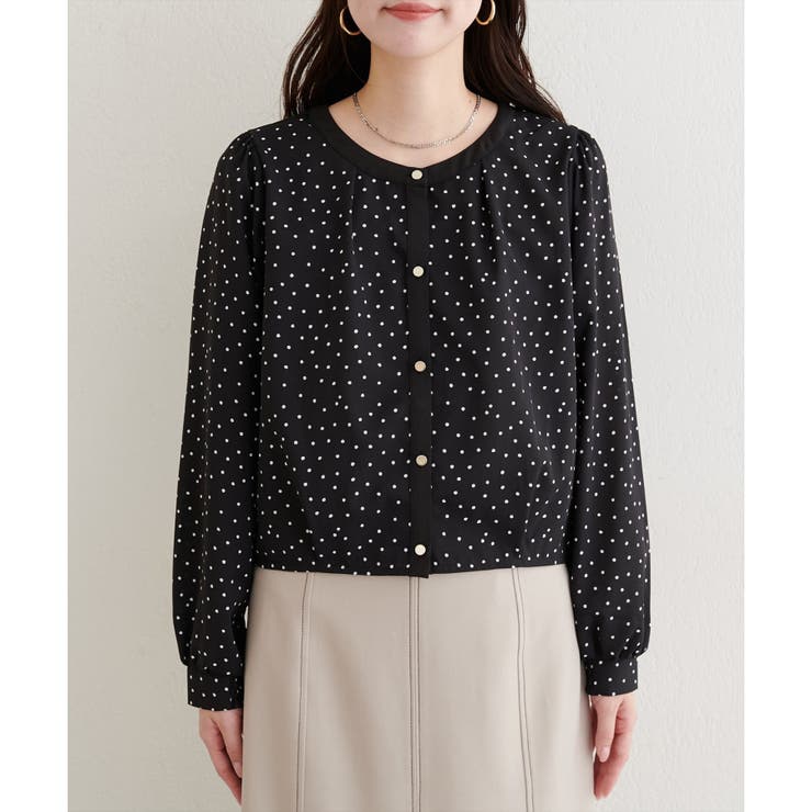 【natural couture】タックヘム羽織ブラウス | NICE CLAUP / OLIVE des OLIVE　OUTLET | 詳細画像15 