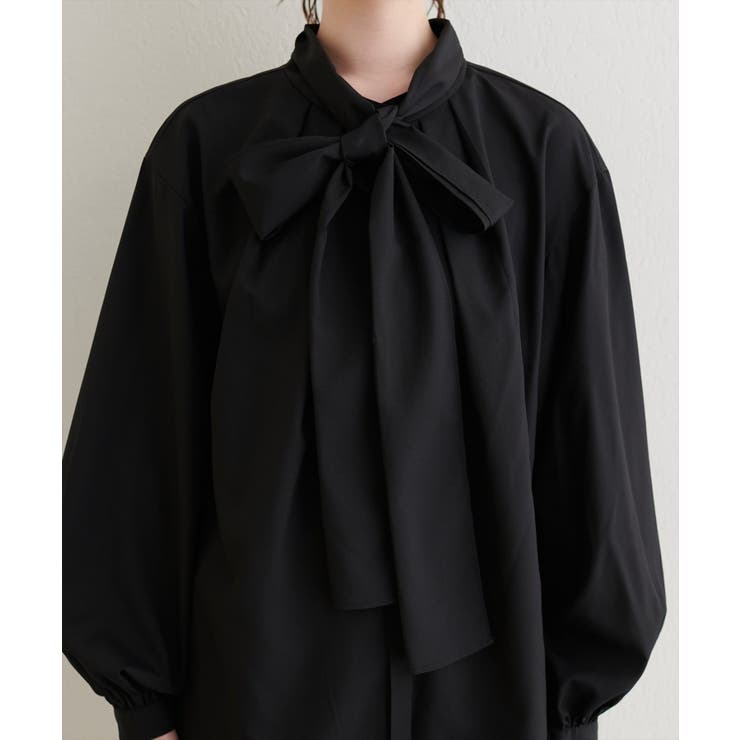 【natural couture】ボウタイリボンブラウス | NICE CLAUP / OLIVE des OLIVE　OUTLET | 詳細画像9 