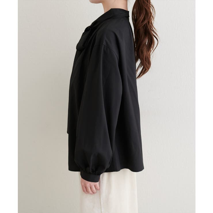 【natural couture】ボウタイリボンブラウス | NICE CLAUP / OLIVE des OLIVE　OUTLET | 詳細画像10 