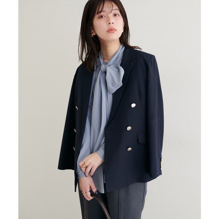 【natural couture】ボウタイリボンブラウス | NICE CLAUP / OLIVE des OLIVE　OUTLET | 詳細画像20 