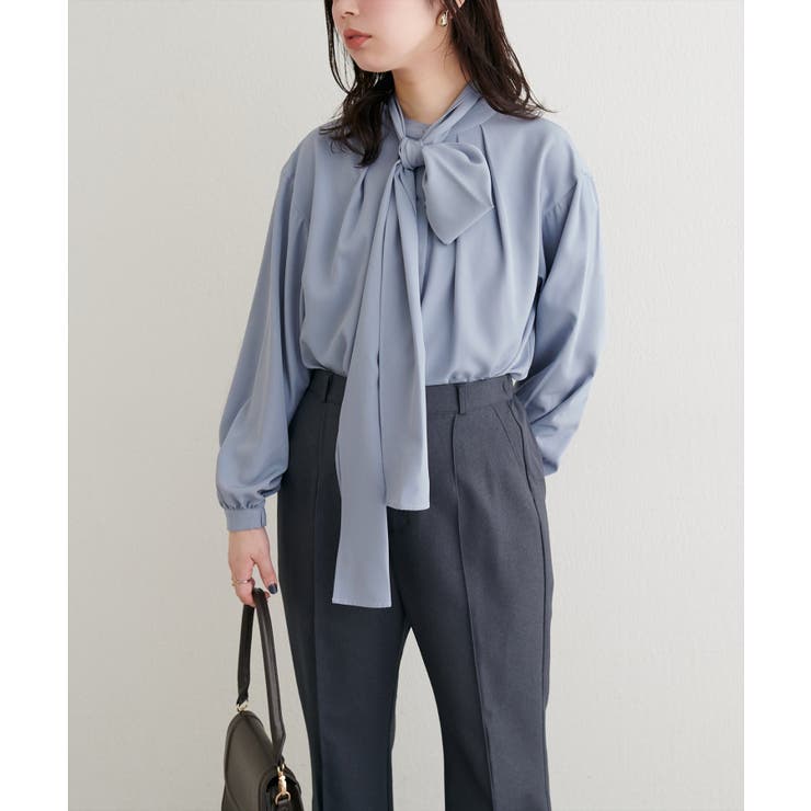 【natural couture】ボウタイリボンブラウス | NICE CLAUP / OLIVE des OLIVE　OUTLET | 詳細画像22 