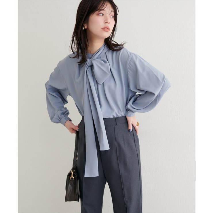 【natural couture】ボウタイリボンブラウス | NICE CLAUP / OLIVE des OLIVE　OUTLET | 詳細画像23 