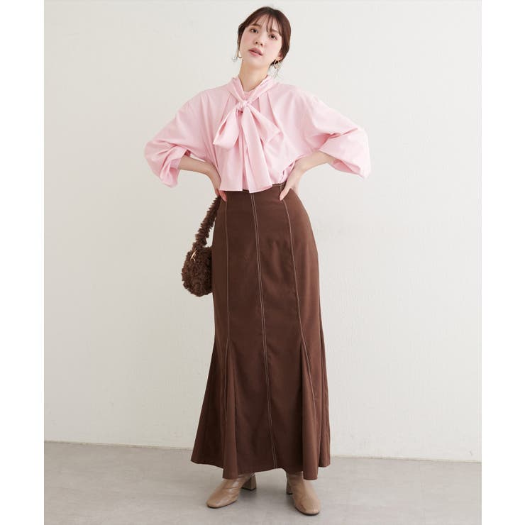 【natural couture】ボウタイリボンブラウス | NICE CLAUP / OLIVE des OLIVE　OUTLET | 詳細画像25 