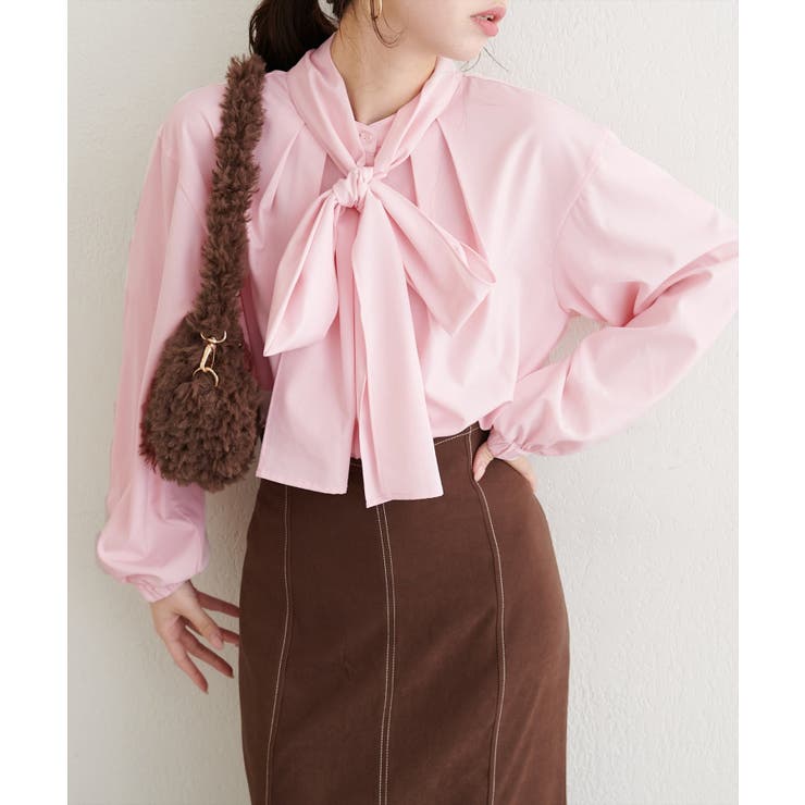 【natural couture】ボウタイリボンブラウス | NICE CLAUP / OLIVE des OLIVE　OUTLET | 詳細画像27 