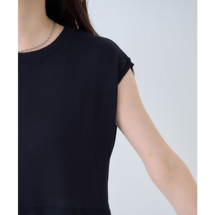 【natural couture】プリーツドッキングニット | NICE CLAUP / OLIVE des OLIVE　OUTLET | 詳細画像10 