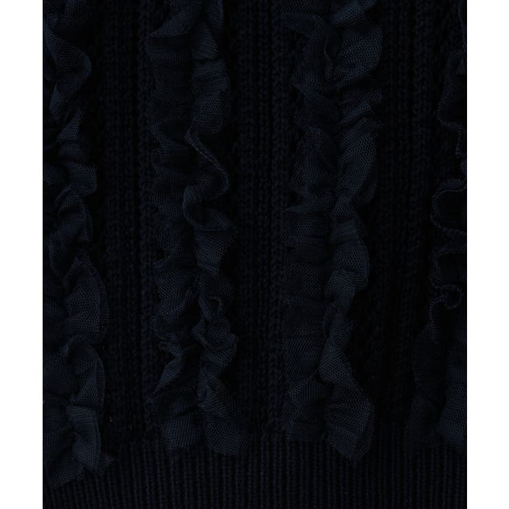 【natural couture】透かし柄×チュールノースリKT | NICE CLAUP / OLIVE des OLIVE　OUTLET | 詳細画像16 