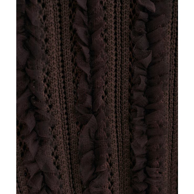 【natural couture】透かし柄×チュールノースリKT | NICE CLAUP / OLIVE des OLIVE　OUTLET | 詳細画像17 