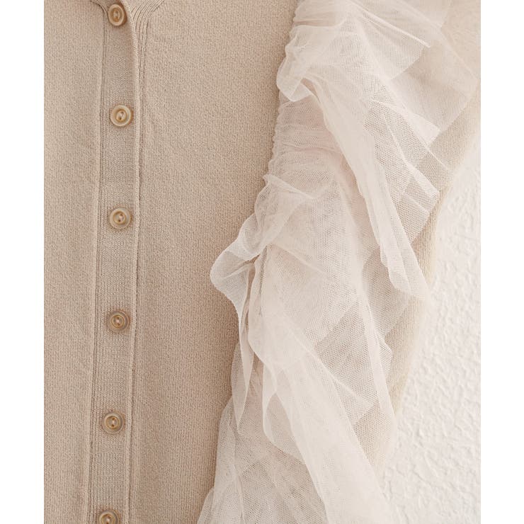 【natural couture】チュールフリルニットベスト | NICE CLAUP / OLIVE des OLIVE　OUTLET | 詳細画像27 