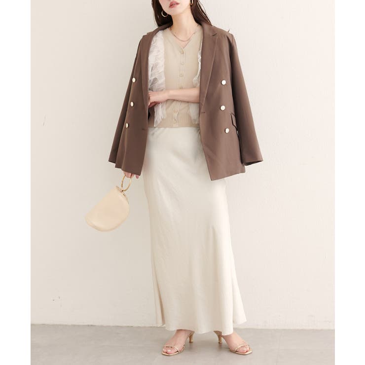 【natural couture】チュールフリルニットベスト | NICE CLAUP / OLIVE des OLIVE　OUTLET | 詳細画像29 