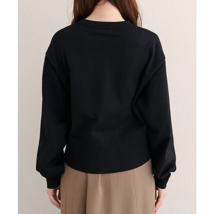 【natural couture】ぷっくり金釦ポケ付きカーデ | NICE CLAUP / OLIVE des OLIVE　OUTLET | 詳細画像15 